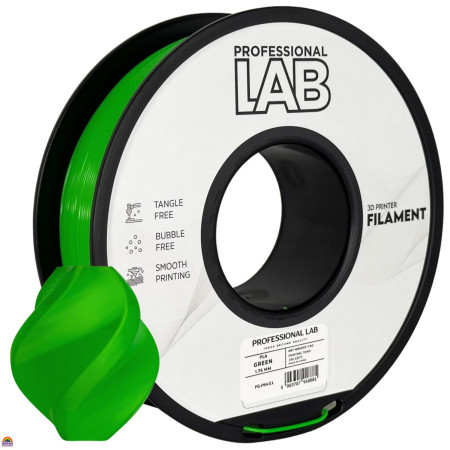 PLA Profissional Lab Verde - Diâmetro 1,75mm Bobine 1kg
