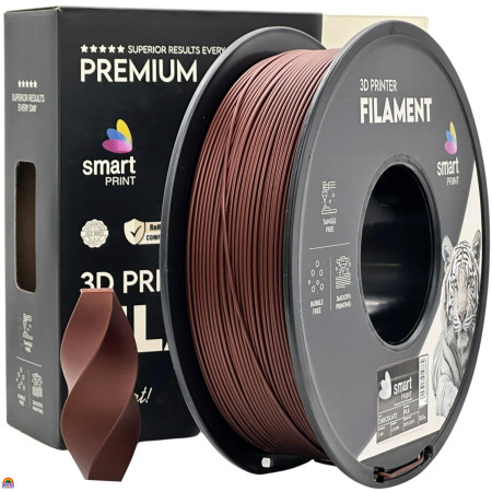 PLA Smart Print Castanho Chocolate - Diâmetro 1,75mm Bobine 1kg