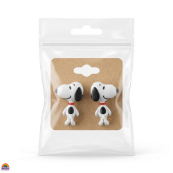 Brincos Snoopy Criativos 3D