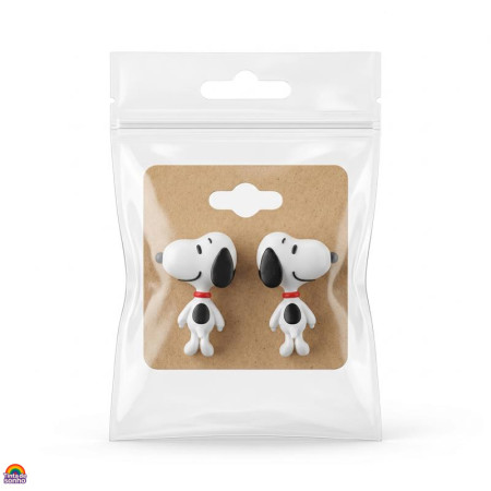 Brincos Snoopy Criativos 3D