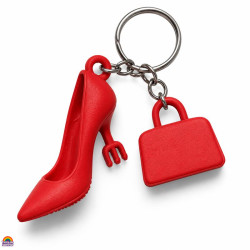 Porta-Chaves O Diabo Veste Prada 3D Sapato e Mala
