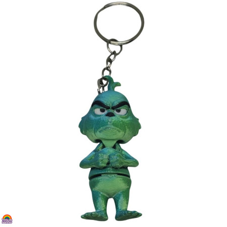 Porta-Chaves Grinch 3D Flexível