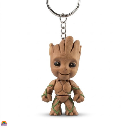 Porta-Chaves Baby Groot 3D Flexível