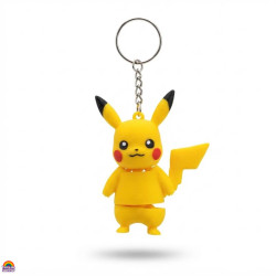 Porta-Chaves Pikachu Pokémon 3D Flexível