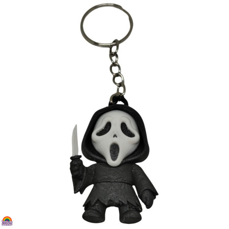 Porta-Chaves Ghostface Flexível 3D