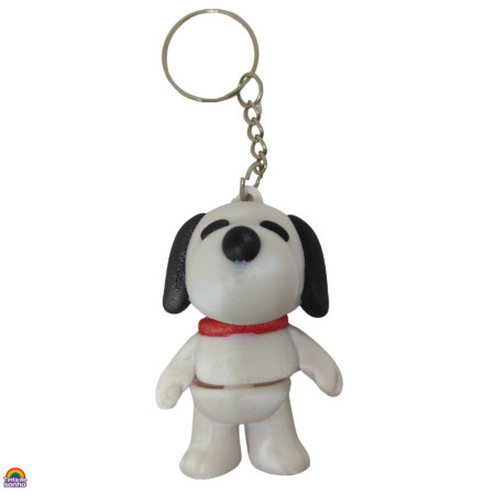 Porta-chaves Snoopy 3D Flexível