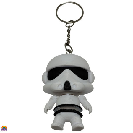 Porta-Chaves Stormtrooper Articulado 3D