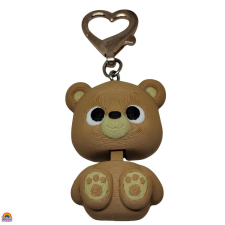 Porta-Chaves Urso Articulado 3D Premium