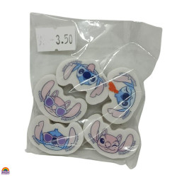 Conjunto de Borrachas Oficiais Disney Stitch