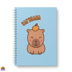 Caderno A5 Capivara com Argolas