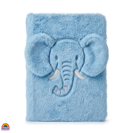 Caderno A5 Pautado Elefante Fofinho Interativo Caderno A5 Pautado Elefante Fofinho Interativo