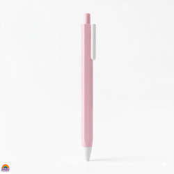 Caneta Esferográfica Minimalista Rosa Pastel