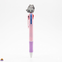 Caneta Multicor Gato Kawaii