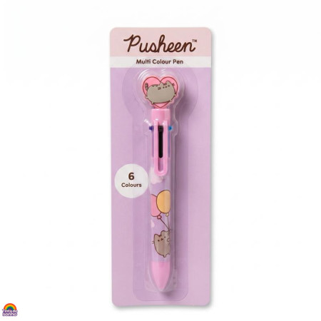 Caneta Pusheen 6 Cores