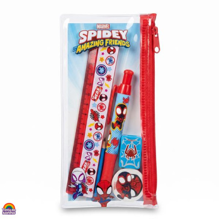 Conjunto Escolar Spidey Completo Conjunto Escolar Spidey Completo