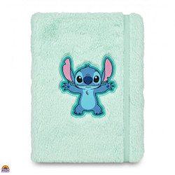 Mini Caderno Stitch com Peluche