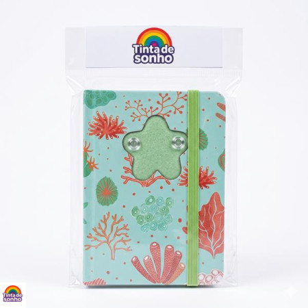 Mini Caderno Estrela do Mar com Elástico