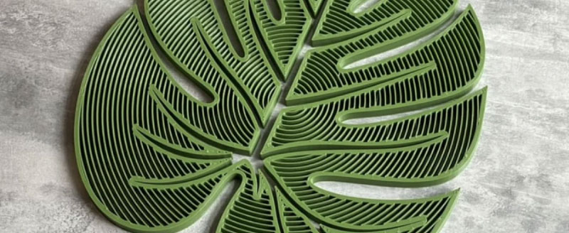 Detalhe de impressão 3D Panchroma